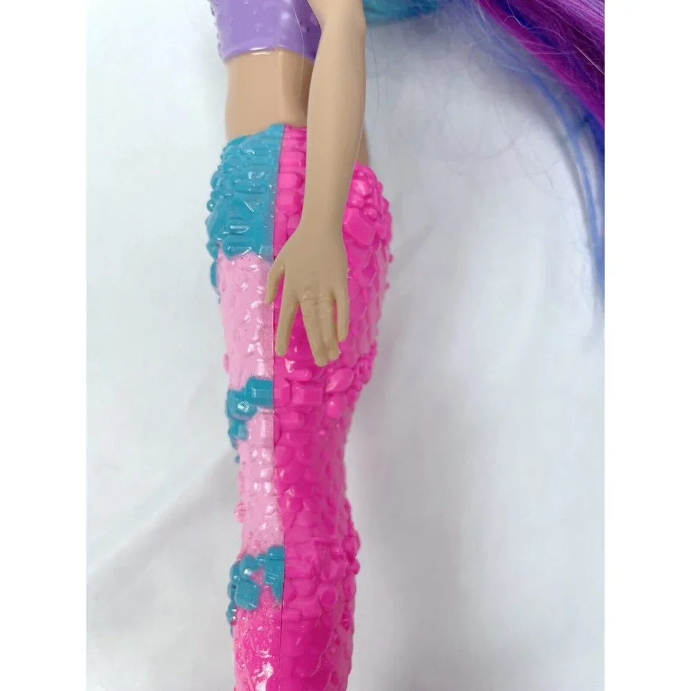Barbie Dreamtopia Mermaid Purple‎ Blue Hair Pink Tail Doll